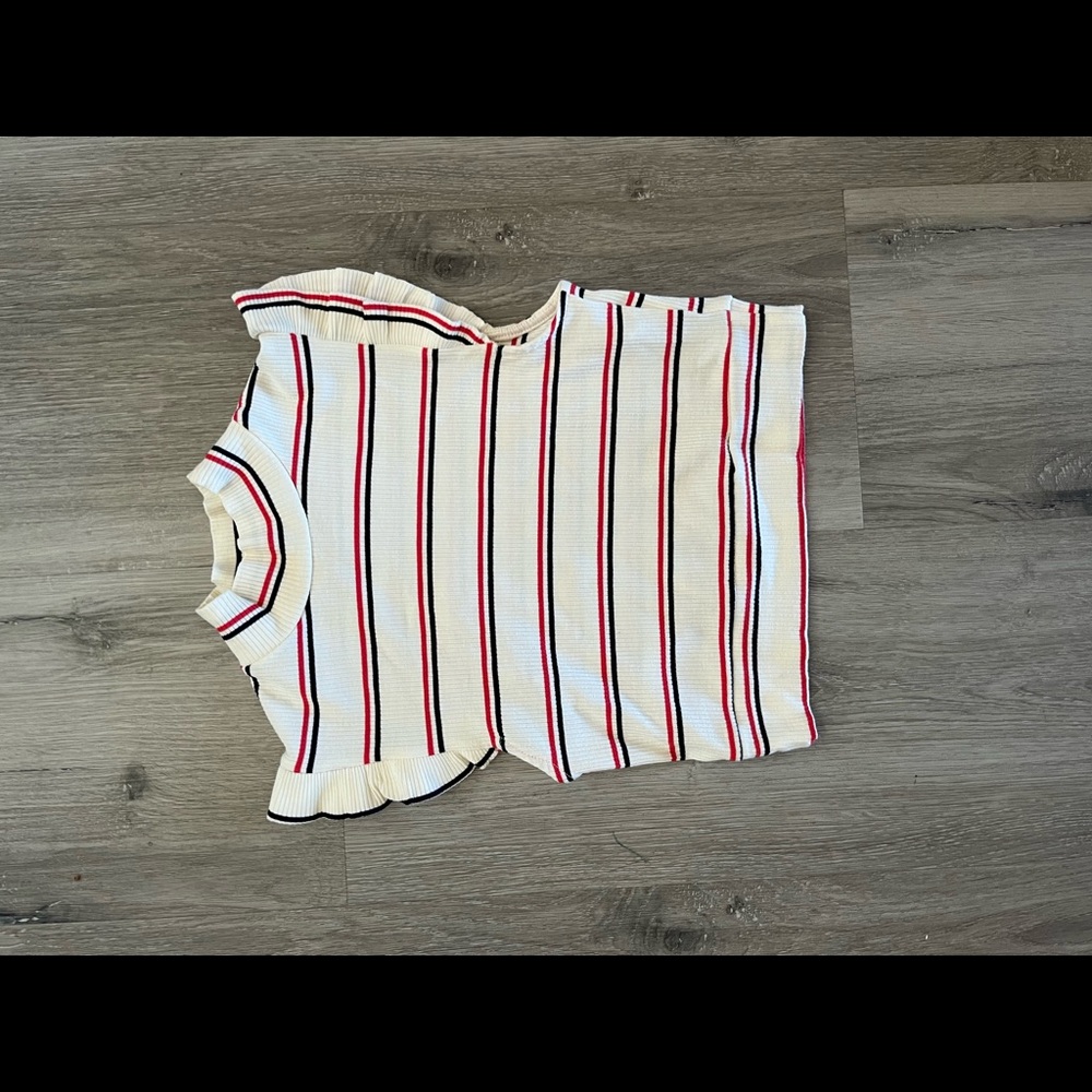 Strip crop top